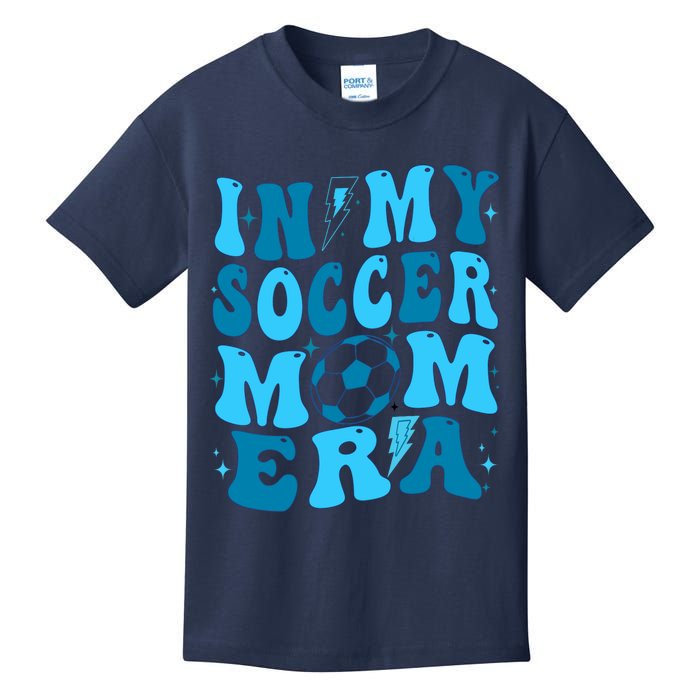 In My Soccer Mom Era (On Back) Kids T-Shirt