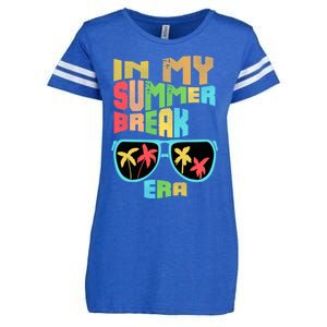 In My Summer Break Era School Off For Summer End Of School Gift Enza Ladies Jersey Football T-Shirt