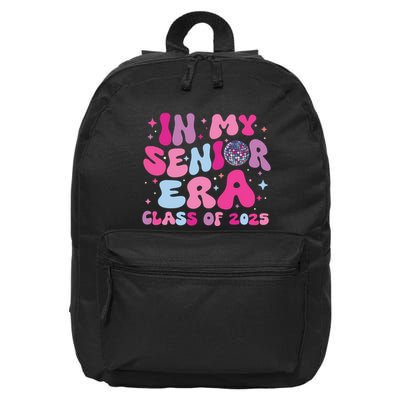 In My Senior Era Class Of 2025 Graduate Senior 2025 16 in Basic Backpack