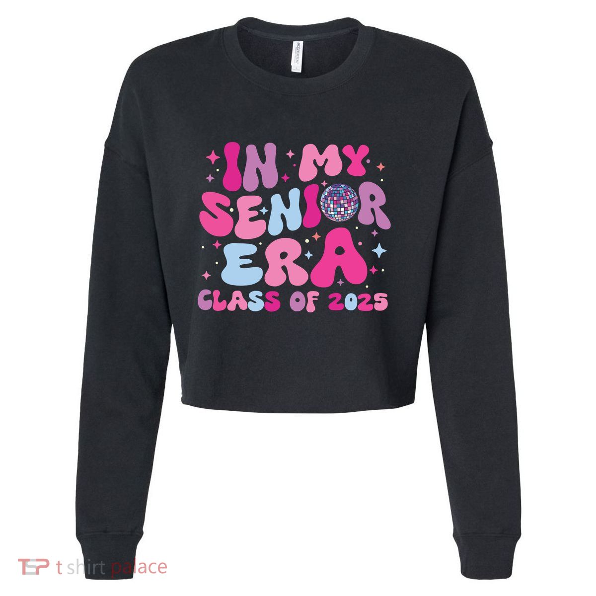 In My Senior Era Class Of 2025 Graduate Senior 2025 Cropped Pullover Crew
