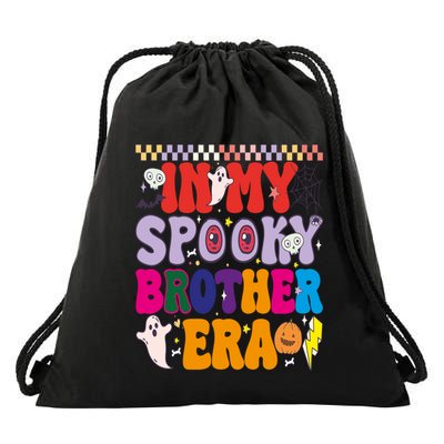 In My Spooky Brother Era – Halloween Vibes Gift Drawstring Bag