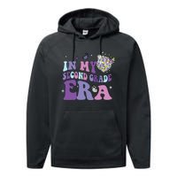 In My Second Grade Era Back To School 2nd Grade Teacher Performance Fleece Hoodie