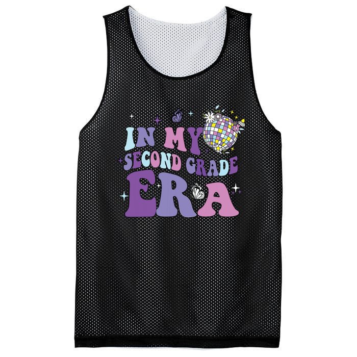 In My Second Grade Era Back To School 2nd Grade Teacher Mesh Reversible Basketball Jersey Tank