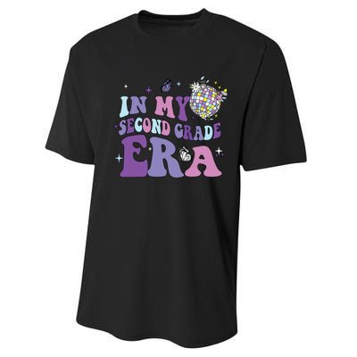 In My Second Grade Era Back To School 2nd Grade Teacher Performance Sprint T-Shirt