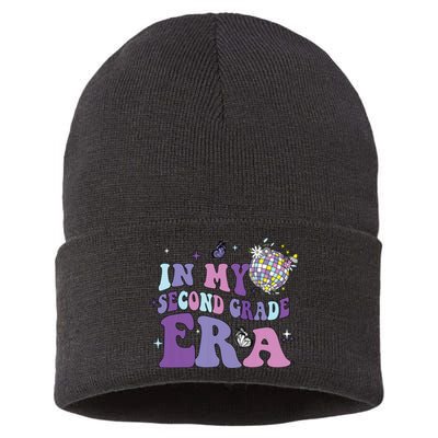 In My Second Grade Era Back To School 2nd Grade Teacher Sustainable Knit Beanie