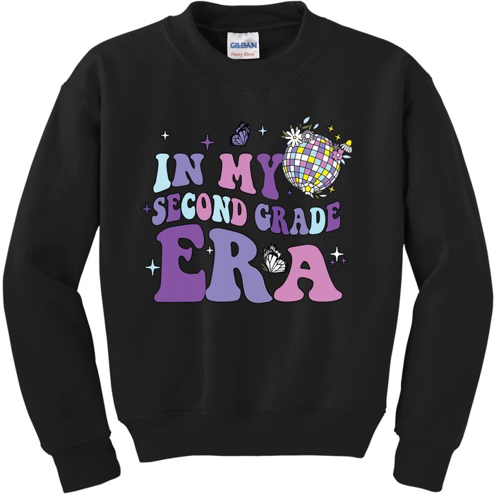 In My Second Grade Era Back To School 2nd Grade Teacher Kids Sweatshirt