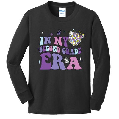 In My Second Grade Era Back To School 2nd Grade Teacher Kids Long Sleeve Shirt