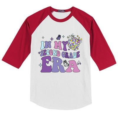 In My Second Grade Era Back To School 2nd Grade Teacher Kids Colorblock Raglan Jersey