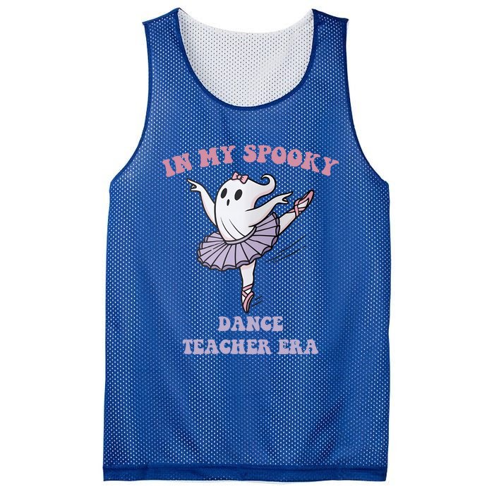 In My Spooky Dance Teacher Era Meaningful Gift Mesh Reversible Basketball Jersey Tank