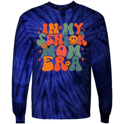 In My Senior Mom Era Class Of 2024 Senior Back To School Tie-Dye Long Sleeve Shirt