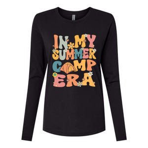 In My Summer Camp Era Retro Groovy Summer Camp Camping Funny Funny Gift Womens Cotton Relaxed Long Sleeve T-Shirt