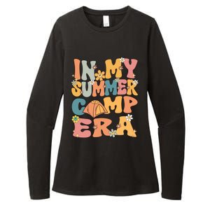 In My Summer Camp Era Retro Groovy Summer Camp Camping Funny Funny Gift Womens CVC Long Sleeve Shirt