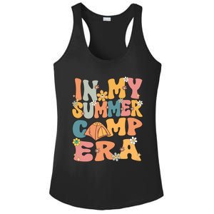 In My Summer Camp Era Retro Groovy Summer Camp Camping Funny Funny Gift Ladies PosiCharge Competitor Racerback Tank