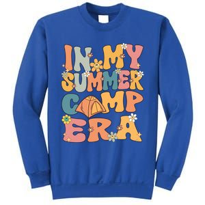 In My Summer Camp Era Retro Groovy Summer Camp Camping Funny Funny Gift Sweatshirt