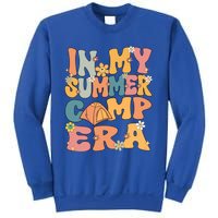 In My Summer Camp Era Retro Groovy Summer Camp Camping Funny Funny Gift Sweatshirt