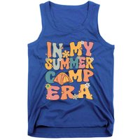 In My Summer Camp Era Retro Groovy Summer Camp Camping Funny Funny Gift Tank Top