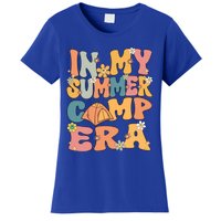 In My Summer Camp Era Retro Groovy Summer Camp Camping Funny Funny Gift Women's T-Shirt