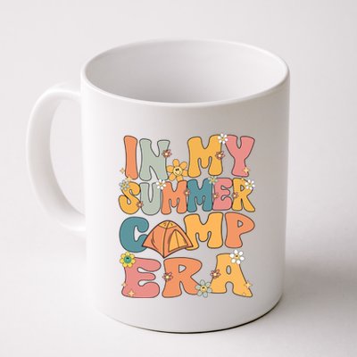 In My Summer Camp Era Retro Groovy Summer Camp Camping Funny Funny Gift Coffee Mug