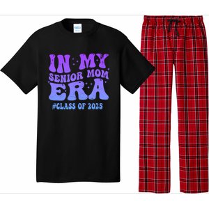 In My Senior Mom Era Class Of 2025 Senior Mom 2025 Groovy Gift Pajama Set