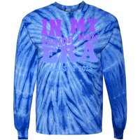 In My Senior Mom Era Class Of 2025 Senior Mom 2025 Groovy Gift Tie-Dye Long Sleeve Shirt