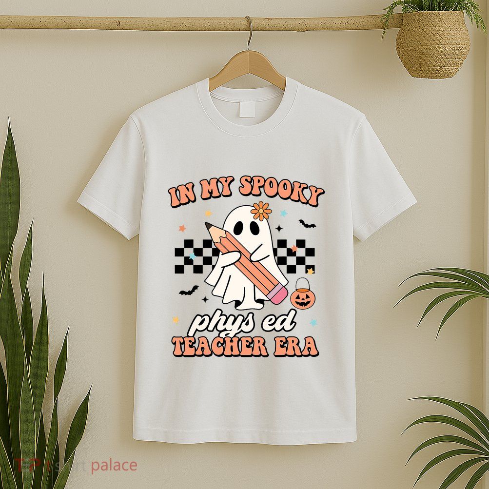 In My Spooky Physical Education Teacher Era Retro Halloween T-Shirt