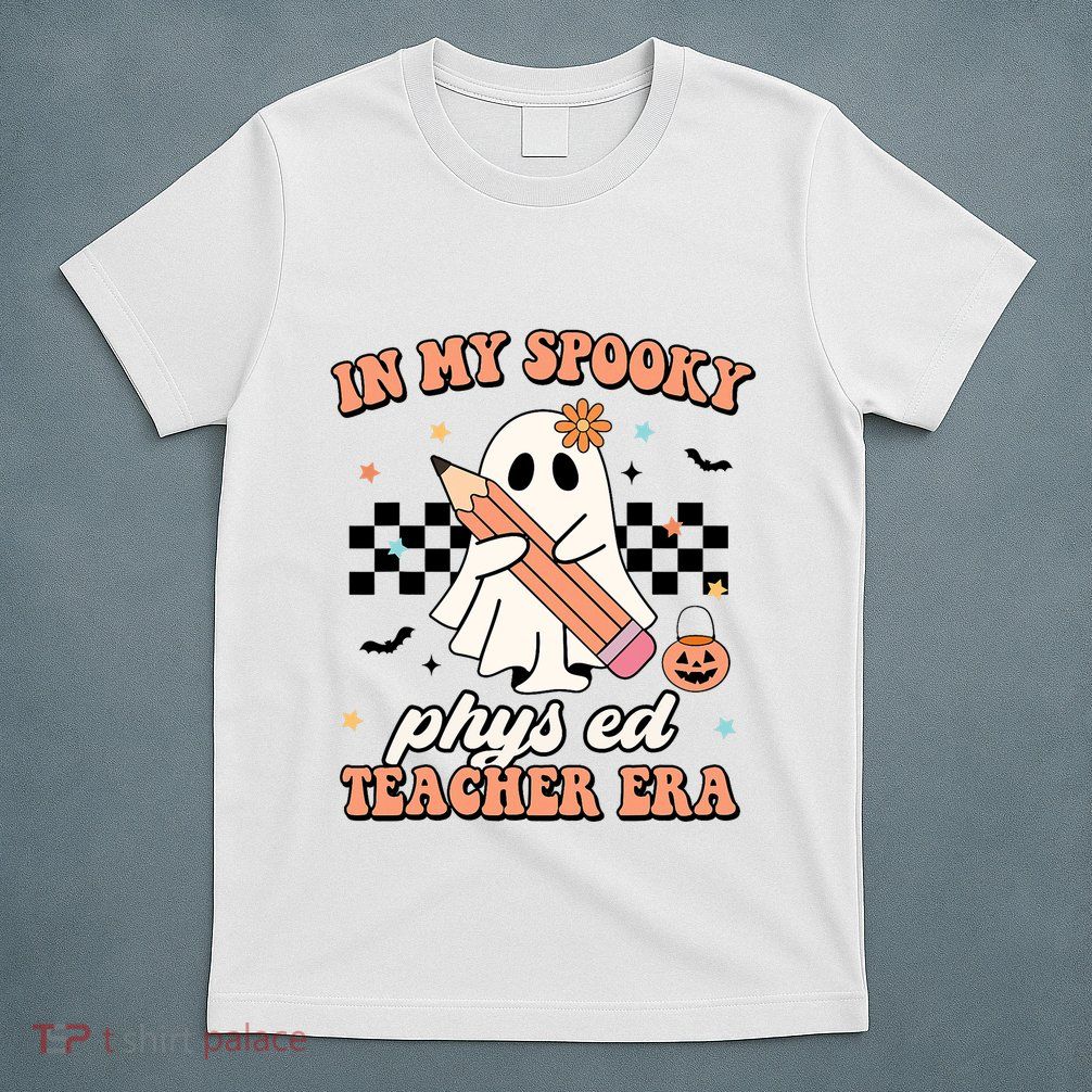In My Spooky Physical Education Teacher Era Retro Halloween T-Shirt