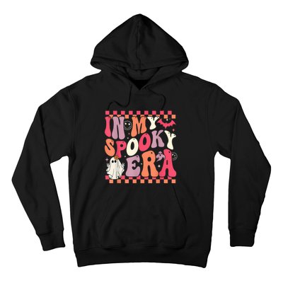 In My Spooky Era Groovy Hippie Halloween Ghost Women Hoodie