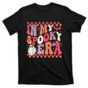 In My Spooky Era Groovy Hippie Halloween Ghost Women T-Shirt