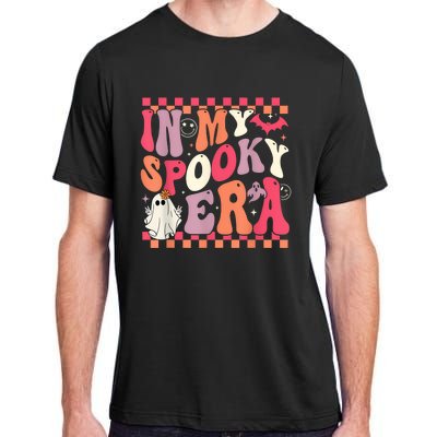 In My Spooky Era Groovy Hippie Halloween Ghost Women Adult ChromaSoft Performance T-Shirt