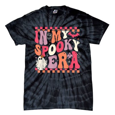 In My Spooky Era Groovy Hippie Halloween Ghost Women Tie-Dye T-Shirt