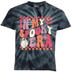 In My Spooky Era Groovy Hippie Halloween Ghost Women Kids Tie-Dye T-Shirt