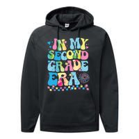 In My Second Grade Era Groovy Back To School Teachers Performance Fleece Hoodie