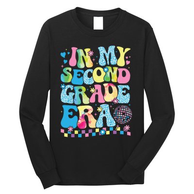 In My Second Grade Era Groovy Back To School Teachers Long Sleeve Shirt