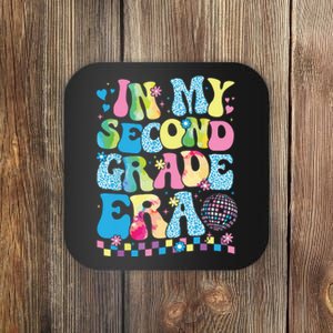 In My Second Grade Era Groovy Back To School Teachers Coaster