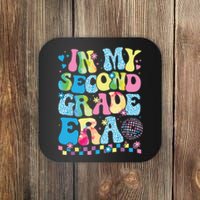 In My Second Grade Era Groovy Back To School Teachers Coaster