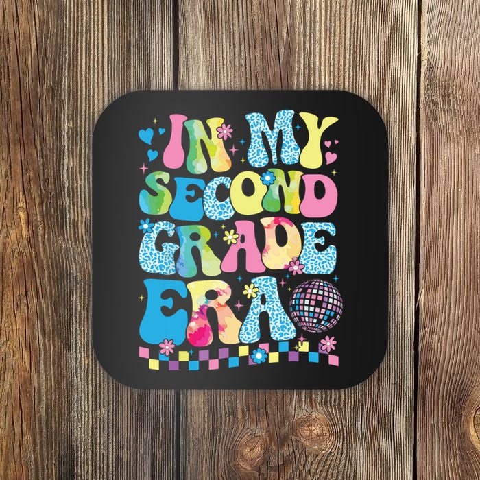 In My Second Grade Era Groovy Back To School Teachers Coaster