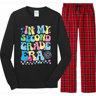 In My Second Grade Era Groovy Back To School Teachers Long Sleeve Pajama Set