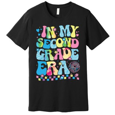 In My Second Grade Era Groovy Back To School Teachers Premium T-Shirt