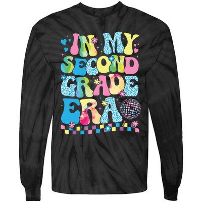 In My Second Grade Era Groovy Back To School Teachers Tie-Dye Long Sleeve Shirt