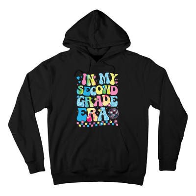 In My Second Grade Era Groovy Back To School Teachers Tall Hoodie