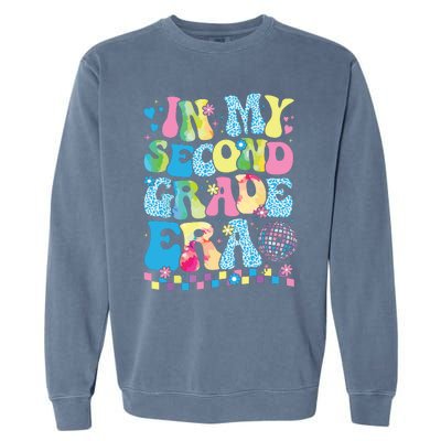 In My Second Grade Era Groovy Back To School Teachers Garment-Dyed Sweatshirt