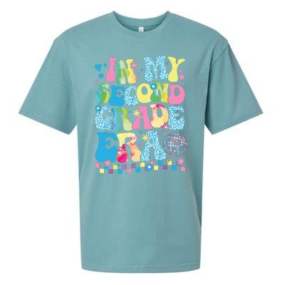 In My Second Grade Era Groovy Back To School Teachers Sueded Cloud Jersey T-Shirt