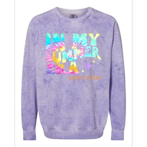 In My Summer Era Happy Last Day Of School Teacher Colorblast Crewneck Sweatshirt