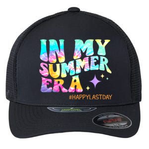 In My Summer Era Happy Last Day Of School Teacher Flexfit Unipanel Trucker Cap