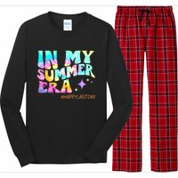 In My Summer Era Happy Last Day Of School Teacher Long Sleeve Pajama Set