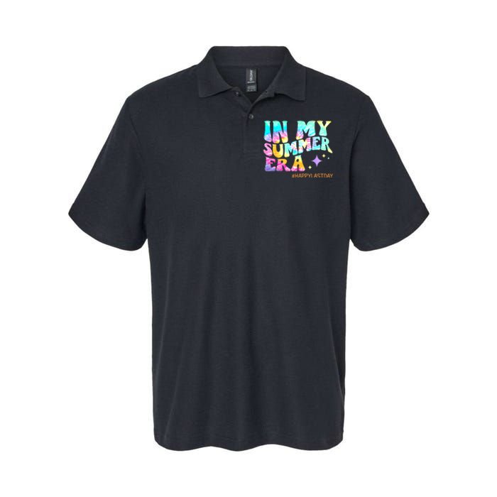 In My Summer Era Happy Last Day Of School Teacher Softstyle Adult Sport Polo