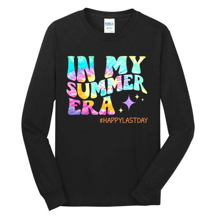 In My Summer Era Happy Last Day Of School Teacher Tall Long Sleeve T-Shirt