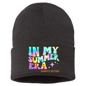 In My Summer Era Happy Last Day Of School Teacher Sustainable Knit Beanie