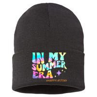 In My Summer Era Happy Last Day Of School Teacher Sustainable Knit Beanie