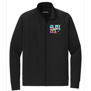 In My Summer Era Happy Last Day Of School Teacher Stretch Full-Zip Cadet Jacket